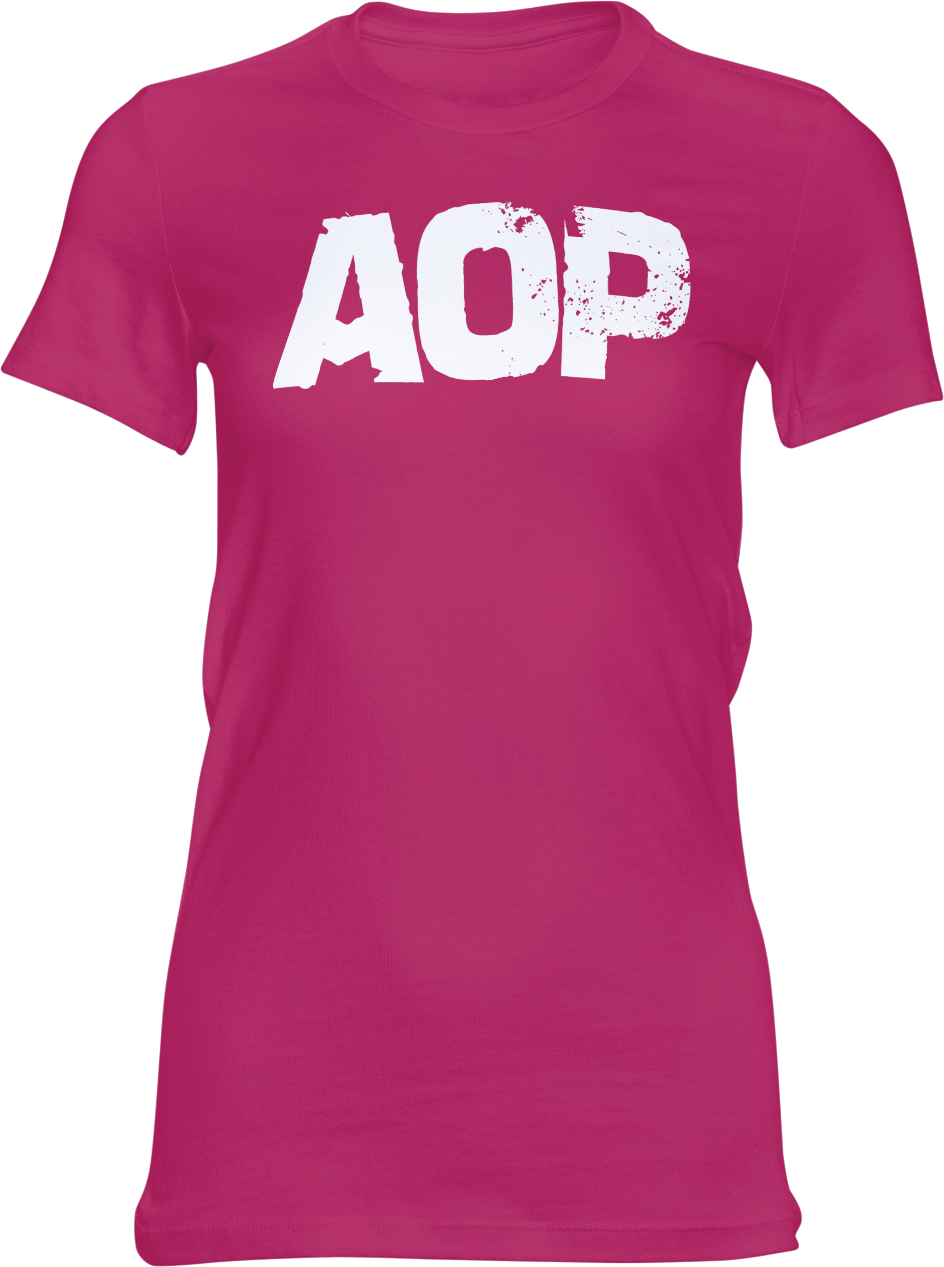 AOP – AOP Logo – Girlie-Shirt (pink)
