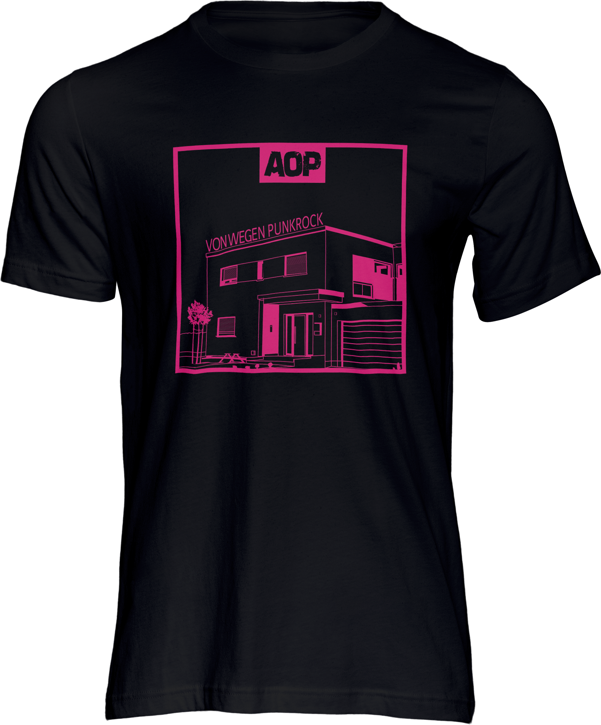 AOP – Von wegen Punkrock – T-Shirt (schwarz)