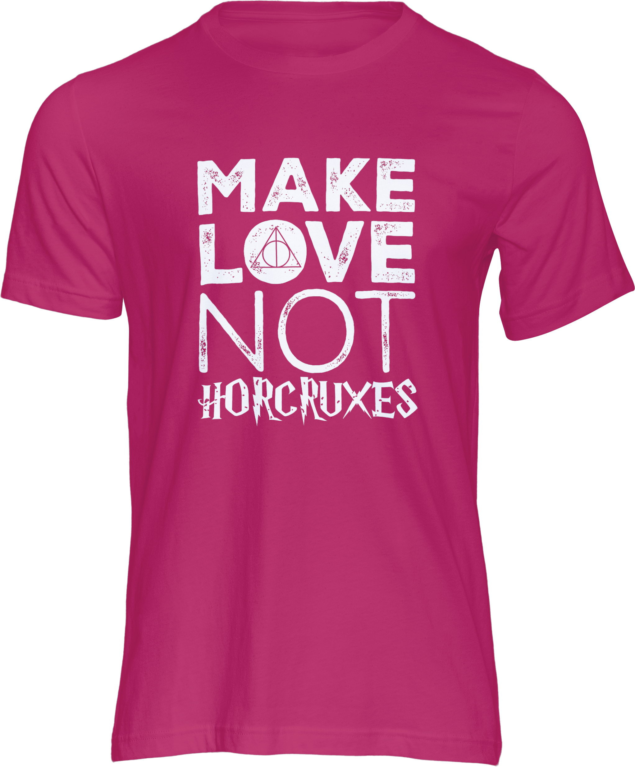 Motiv-Shirt – Make Love Not Horcruxes – T-Shirt (pink)