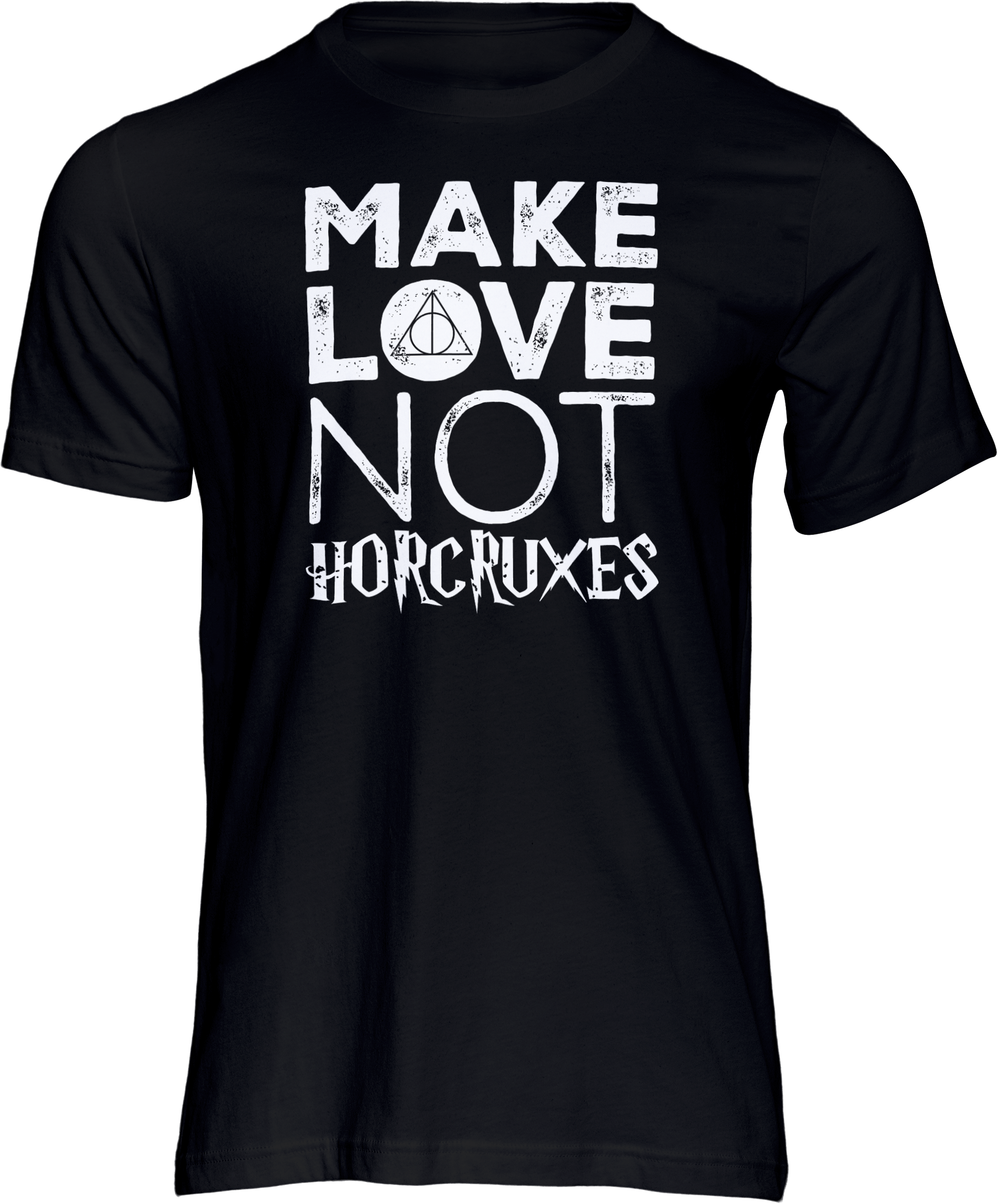 Motiv-Shirt – Make Love Not Horcruxes – T-Shirt (schwarz)