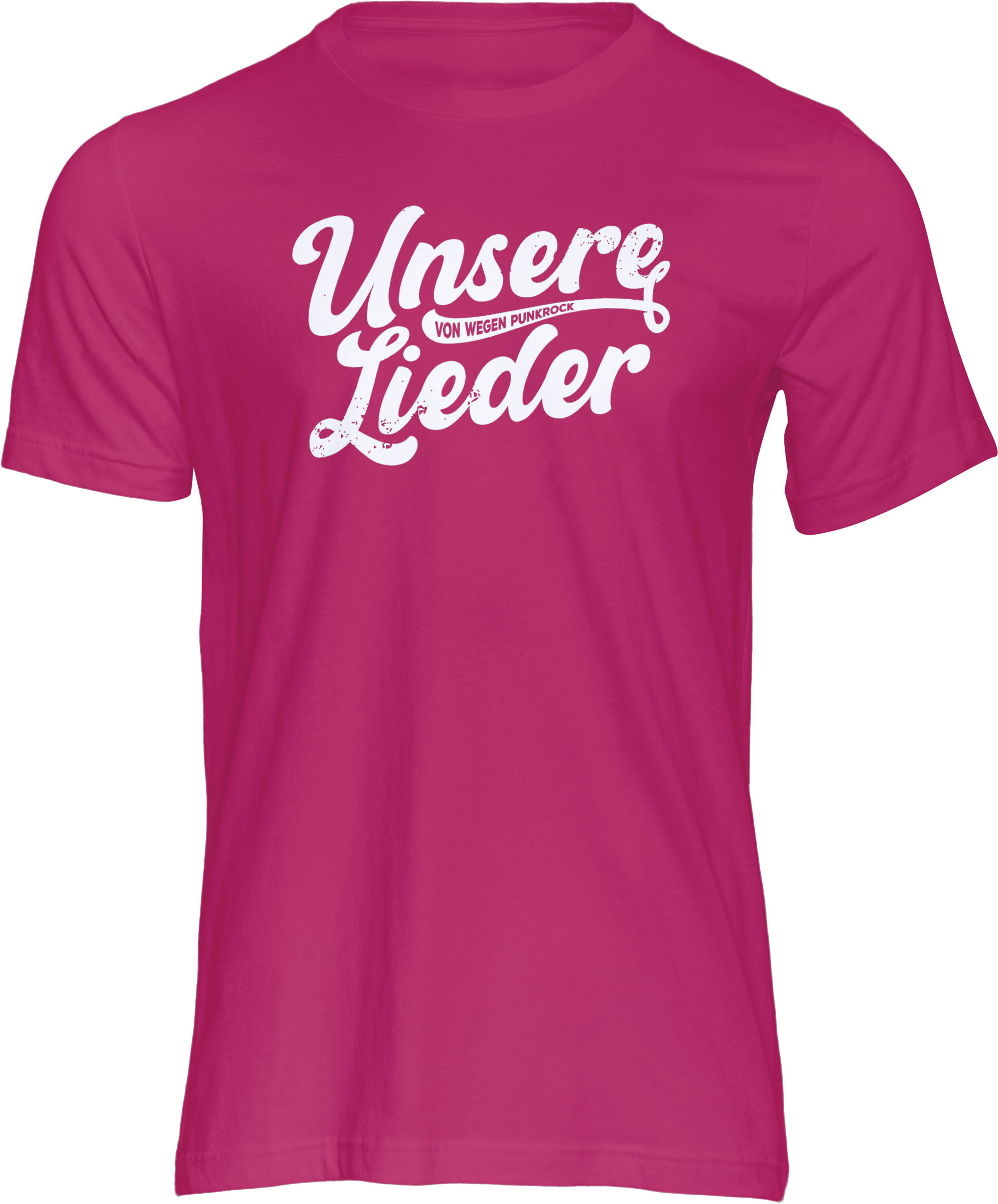 AOP – Unsere Lieder – T-Shirt (pink)