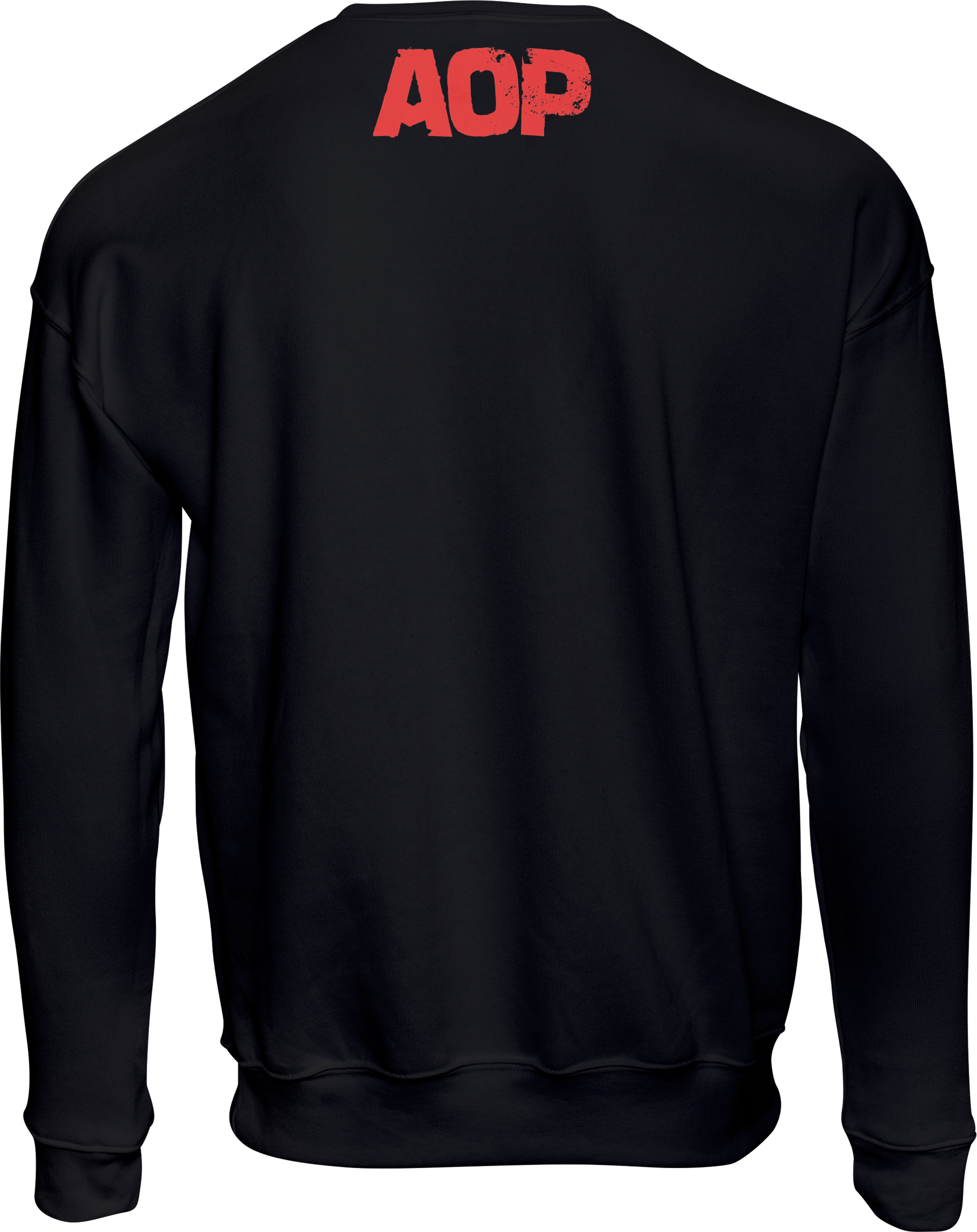 AOP – Mutter Theresa Logo – Sweatshirt (schwarz)
