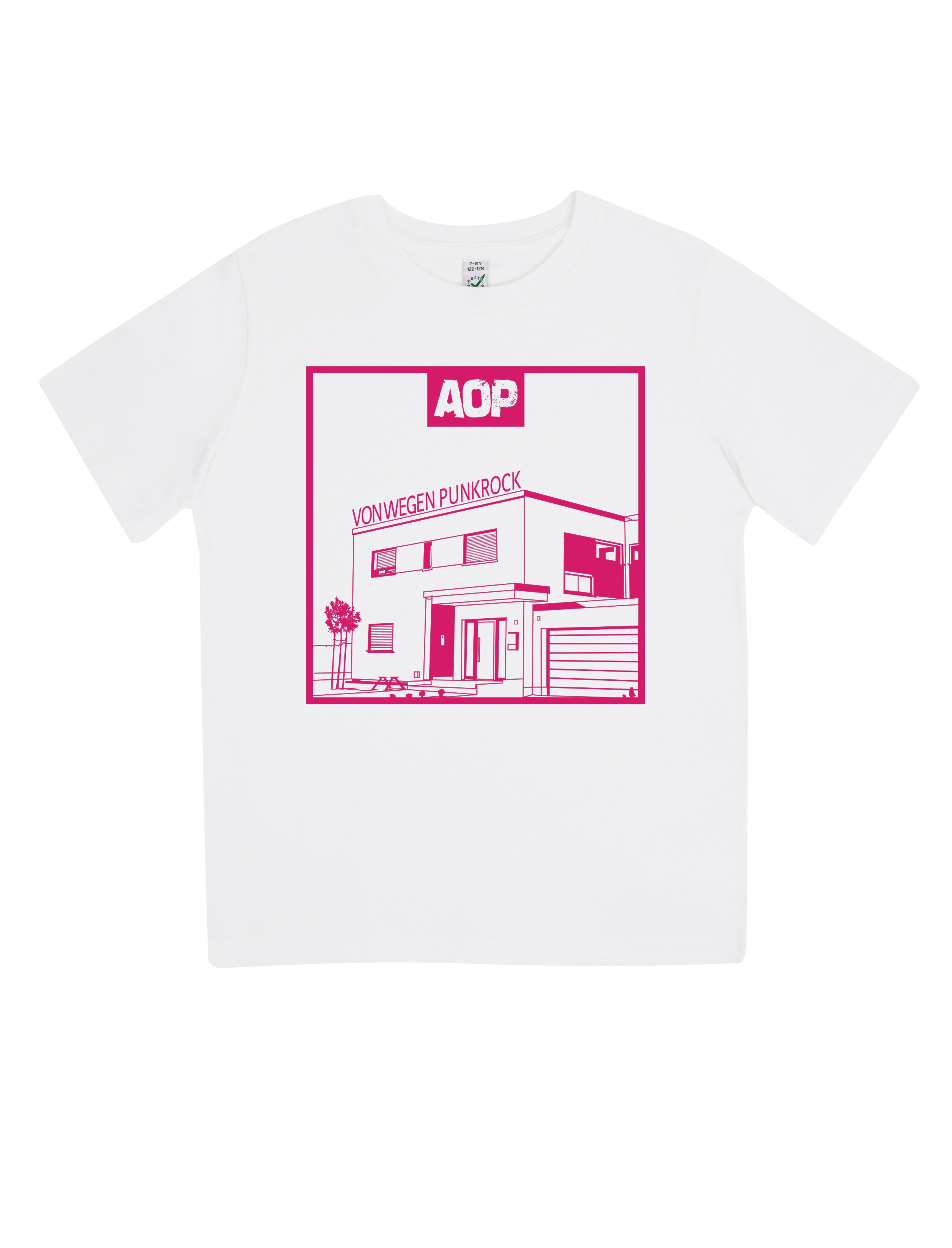 AOP – Von wegen Punkrock – Kids-Shirt (weiß)